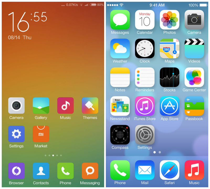 Illustration for article titled El nuevo sistema operativo de Xiaomi es la copia más descarada de iOS